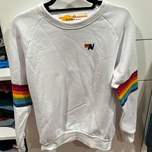 Aviator nation white sweatshirt